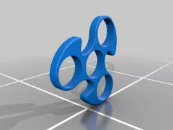 Smooth Droplet Fidget Spinner