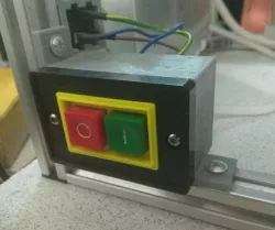 Start Stop Push Button Switch - installation on printer