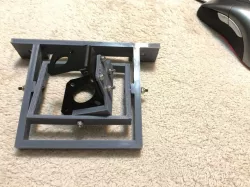 stepper tilting mount