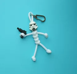 Stormtrooper head and blaster