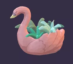Swan Planter