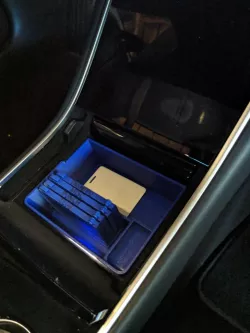 Tesla Model 3 Center Console Tray & Card Wallets