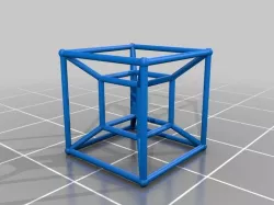 Tesseract / HyperCube (Schlegel Perspective)