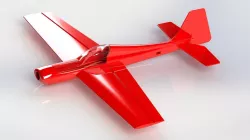 The PLA Moose! 1000mm RC plane.