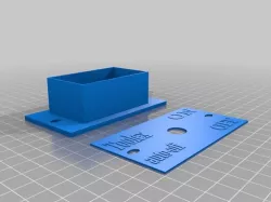 Toolex Bandsaw auto off switch escutcheon plate