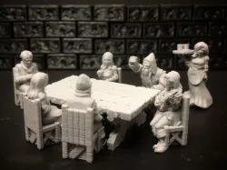 Townsfolke: Tavern Patrons (28mm/32mm scale)