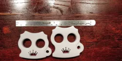 Two Finger Knuckle Keychain - Large and Small Sizes