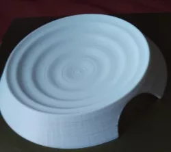 Whisker friendly cat bowl