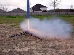 3D printed model rocket