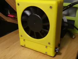 3D Printed Solder Fume Extractor (HEPA Filter)