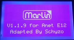 Anet E12 Marlin 1.1.9 Firmware