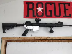 AR-15 rifle wall mount