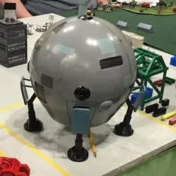 BattleTech Union Dropship Mech Scale