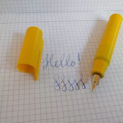 Big (ridiculos) simple piston fountain pen