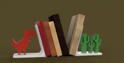 Bookstand / bookshelf / T-Rex / Nerdy