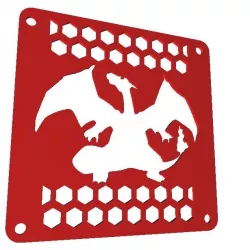 Charizard 120mm Fan Cover
