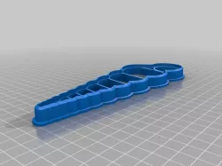 Cookie cutter Turritella Shell