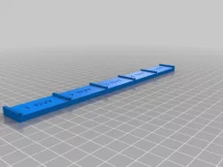 DBA 3 Ruler - 15mm scale