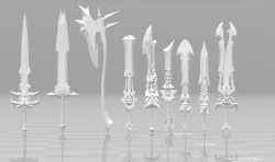 Deathknight Arsenal - 9 weapons (Frost DK pack)