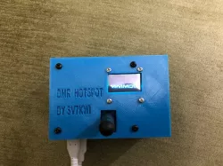 DMR HOTSPOT RPI3 WITH LIPO BATTERY