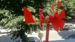 Eolic puppet machine