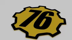 Fallout 76 Drink Coaster