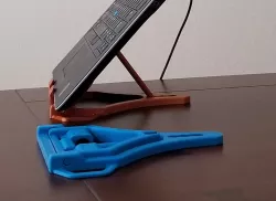 Foldable Laptop, Switch, Tablet, and Mobile phone stand.  Prints fully assembled.