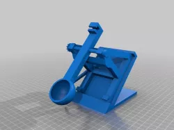 Functional tiny medieval catapult