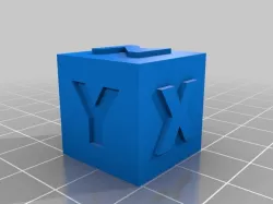 Ghosting Test Cube
