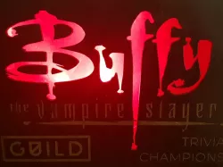 Glowing Buffy logo