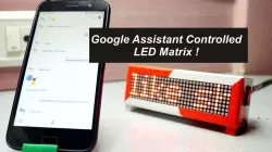 Google Assistant Controlled LED Matrix!