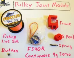 Hobby Servo Pulley Module *TINY_CNC_COLLECTION