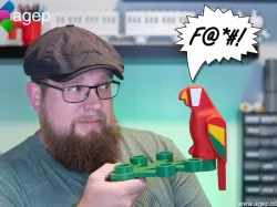 Human Scale Working LEGO Parrot