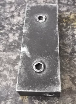 Ion Arm End Piece With Fake Hex Nuts