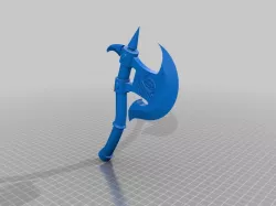 Lizardman's Axe and Shield