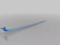 manta ray hair pin
