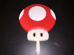 Mario Kart Trophy Mushroom Insert