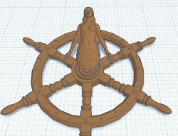 Ship's wheel - Download Free 3D model by galaxxxy (@galaxxxy) [7db785e]