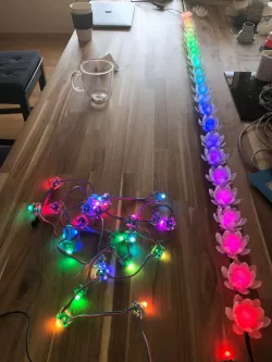 mini lotus led light