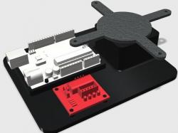 Motorized turntable by makerunit, Download free STL model