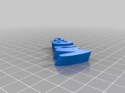 My Customized iamburny's v2  Text - Name Keyring / Keyfob