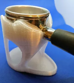 Nesting ergo tamping stand for Pavoni & other 48mm portafilters