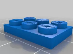 OpenSCAD Tente brick generator / Generador de ladrillos TENTE