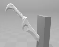 Orcish Dagger (Stabbed version)