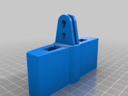 PI zero W mount remixed for GoPro/Smartphone Tripod