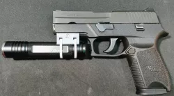 Picatinny/NATO Rail Flashlight Mount Customizable