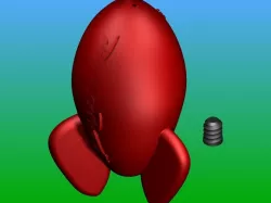 Pizza Planet Rocket Salt & Pepper Shaker