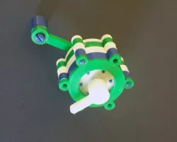 Planetary Gears (Stackable, 100% printable, snap together)
