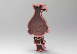 poppy troll cookie cuter