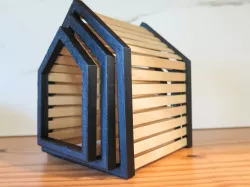 Popsicle Stick Nesting Houses